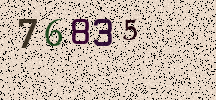 Visual Confirmation Security Code